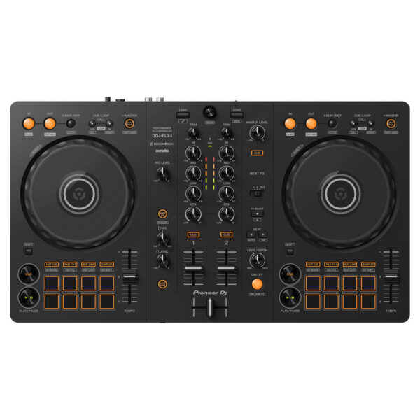 Pioneer DDJ-FLX4 kontroler DJ na wynajem do nauki miksowania i testu przed zakupem