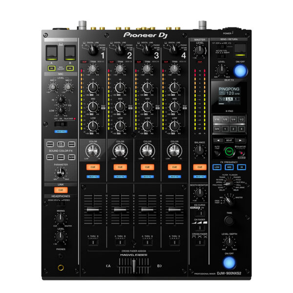 Pioneer DJM-900NXS2 – profesjonalny mikser DJ na wynajem do klubów i eventów