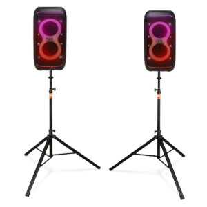 Zestaw głośników JBL na imprezę Partybox 320 – 2 głośniki na statywach na imprezy, wesela i karaoke