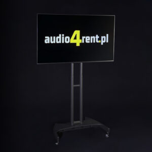 wynajem telewizora 55 cali na stojaku ekran do eventów konferencji i prezentacji