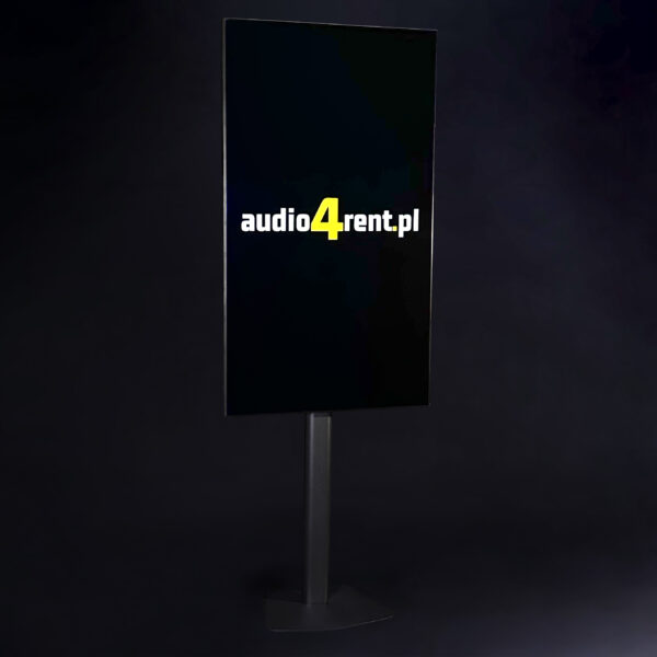 Telewizor 65 cali pionowy na wynajem – ekran eventowy do prezentacji, targów i konferencji Audio4Rent Warszawa